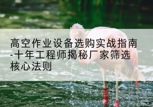 刚察剪叉式升降机厂家-高空作业设备选购实战指南-十年工程师揭秘厂家筛选核心法则